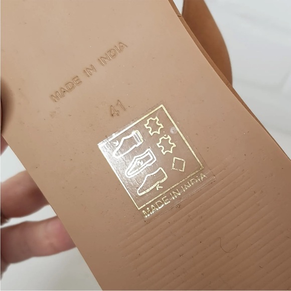 Free People Tan Thong Flatform Sandals UK 8 EU 41 Haven Platform Chunky BN - Picture 7 of 12